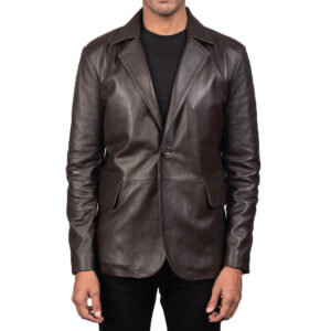 Leather Blazers Men