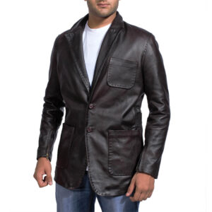 Leather Blazer men