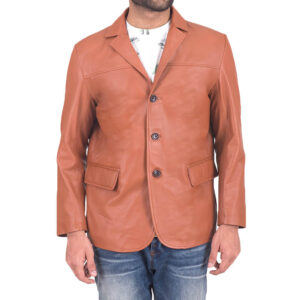 Leather Blazer men