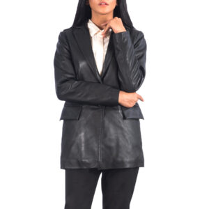 Leather Blazer Women