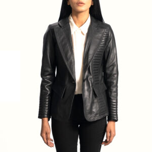 Leather Blazer Women