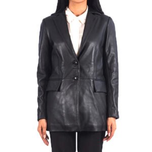 Leather Blazer Women