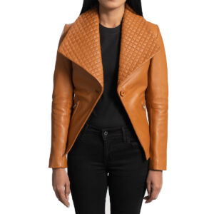 Leather Blazer Women