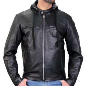 Fashion Leather Jacket Men