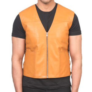 Leather Vest Men