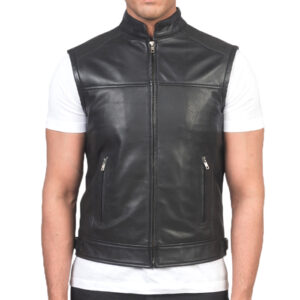 Leather Vest Men